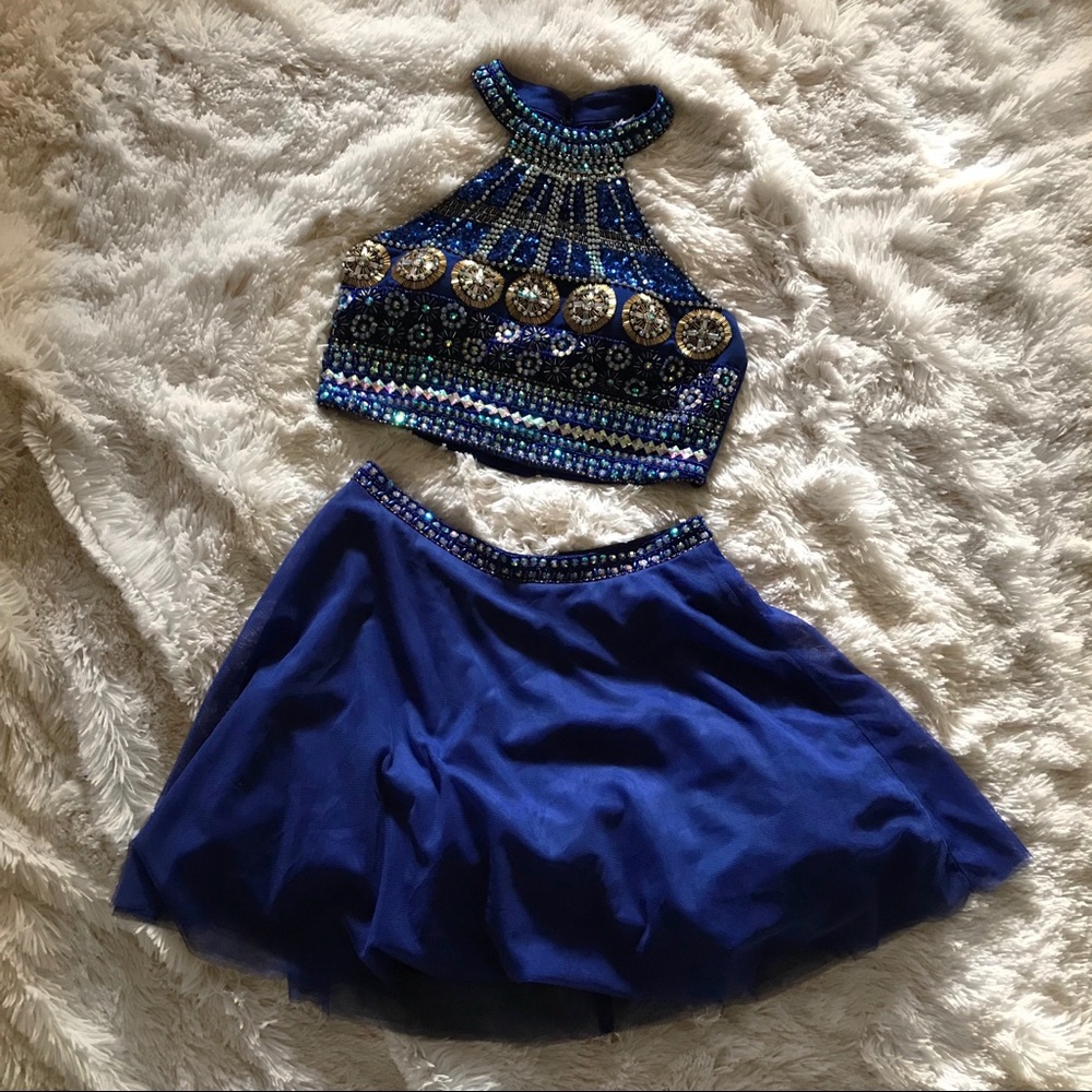 🎉NEW YEAR SALE🎉 Two Piece Formal Dress